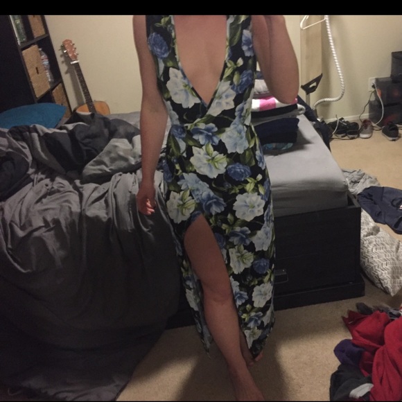 American Apparel Dresses & Skirts - Never worn American Apparel Floral Wrap Dress